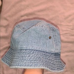 Denim buck hat